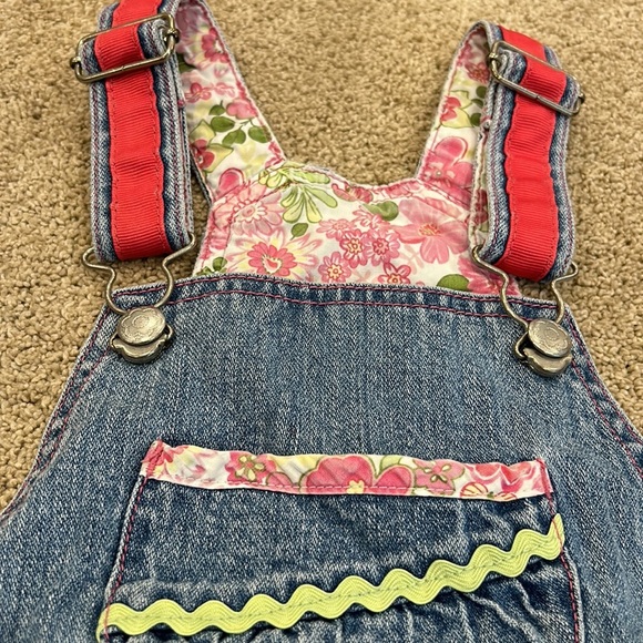 Hanna Anderson size 110 girls overall dress great condition - Picture 3 of 3